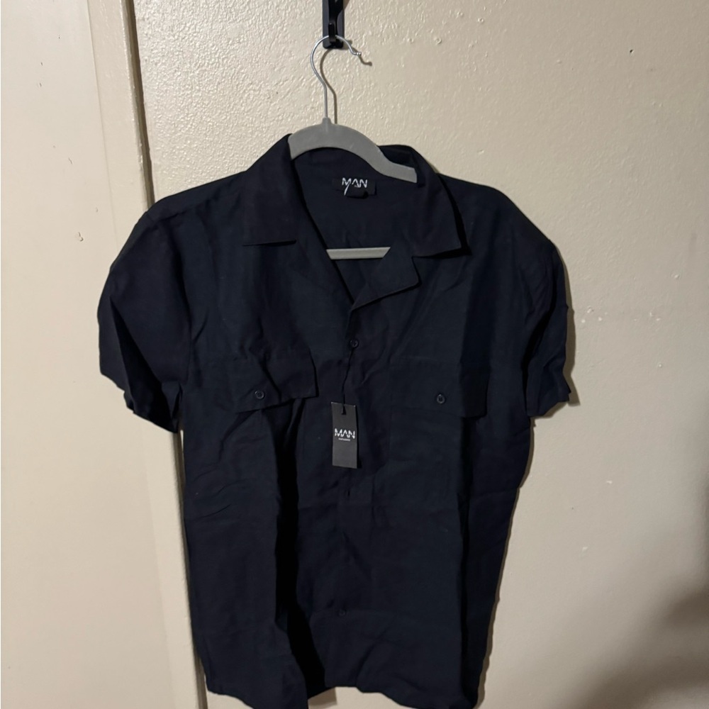 Boohoo Men’s Black Short Sleeve Shirt